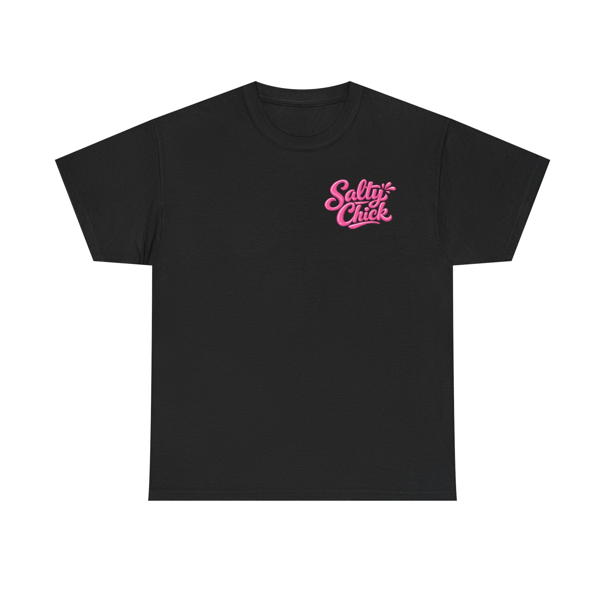 Salty Chick Hooked & Happy Heavy Cotton Tee – Fishing