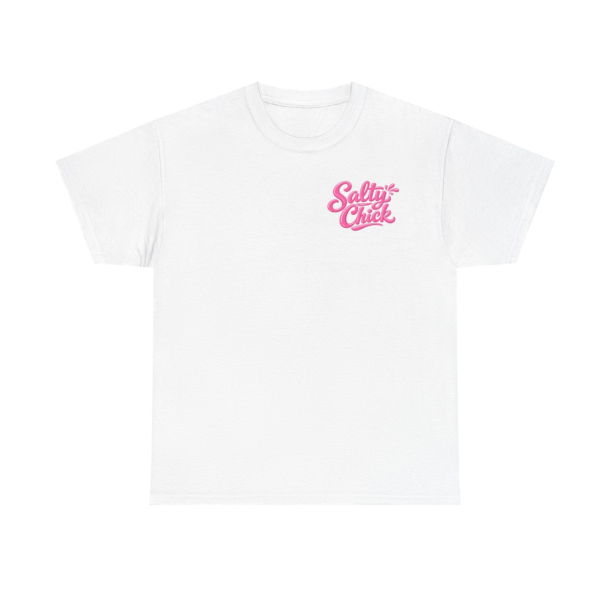 Salty Chick Hooked & Happy Heavy Cotton Tee – Fishing