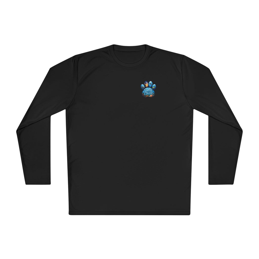 Unisex Moisture Wicking Long Sleeve- Paw me to the Ocean