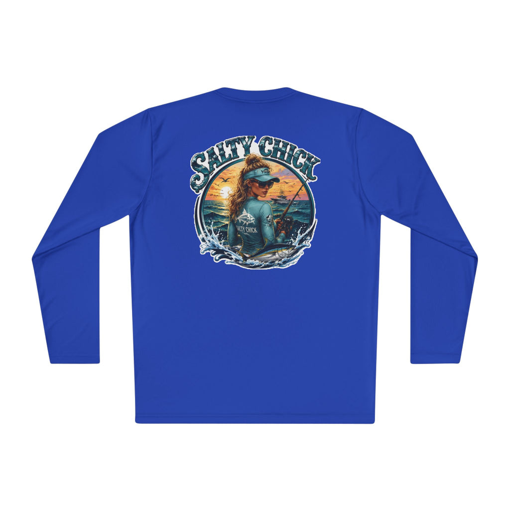 Salty Chick Blonde Long Sleeve Performance Tee – Fishing