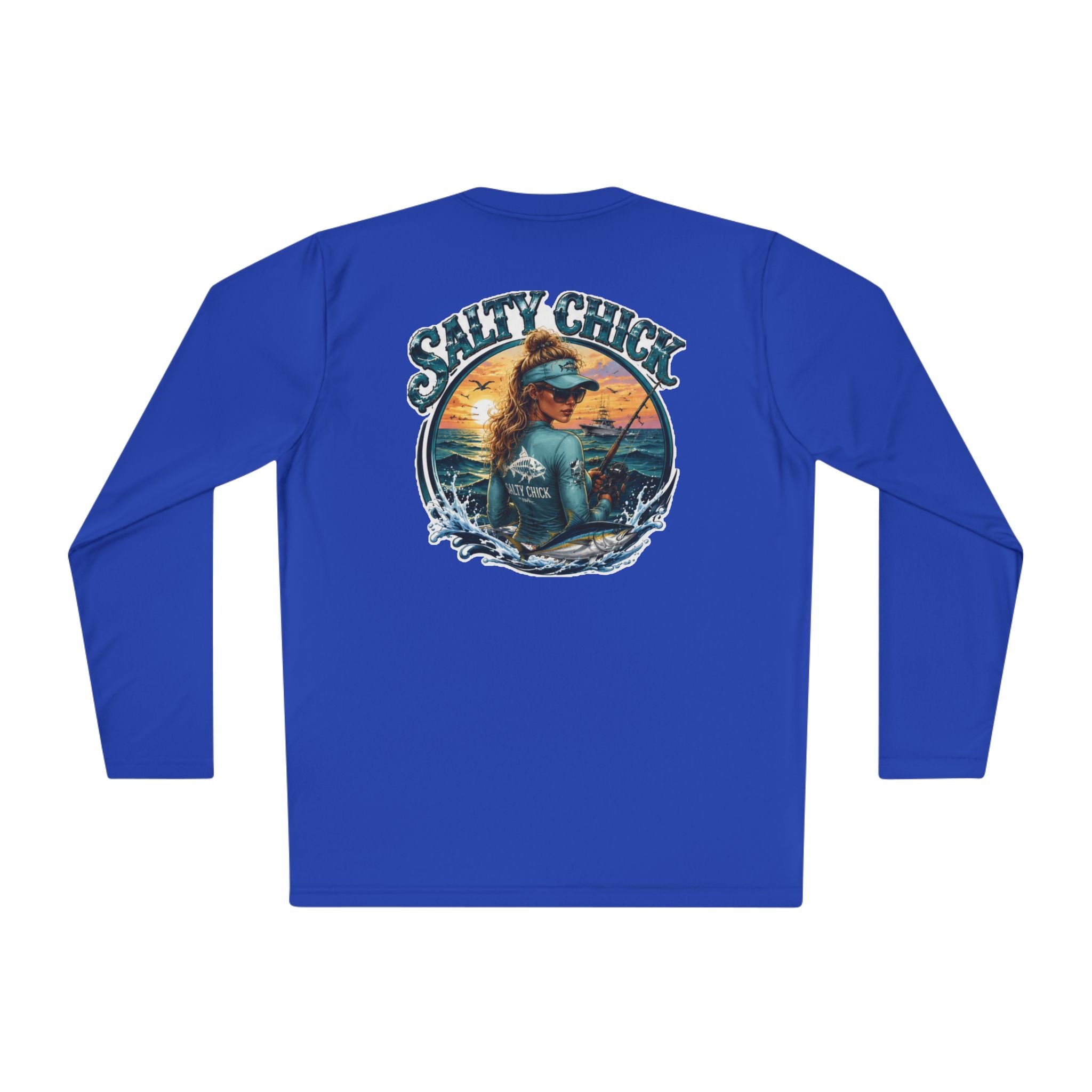 Salty Chick Blonde Long Sleeve Performance Tee – Fishing