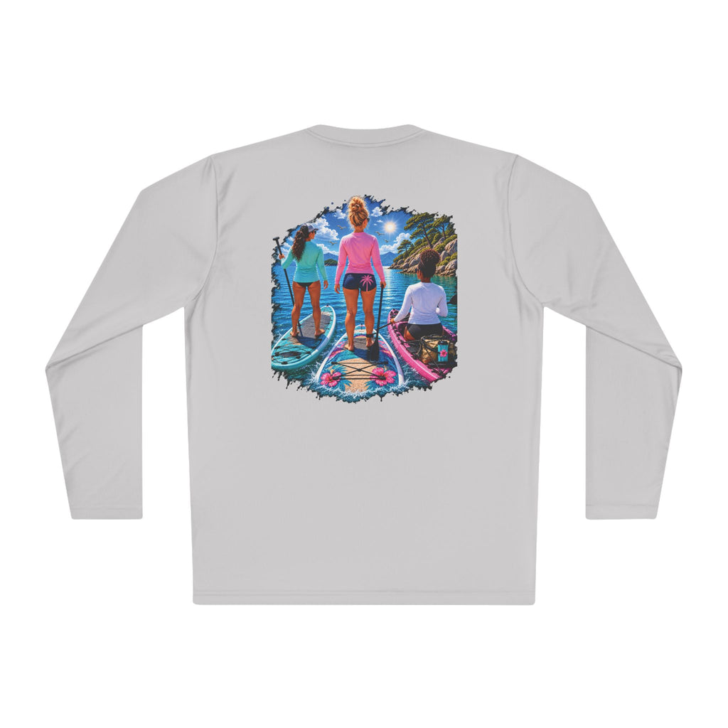 Paddleboading on the river Moisture Wicking Long Sleeve
