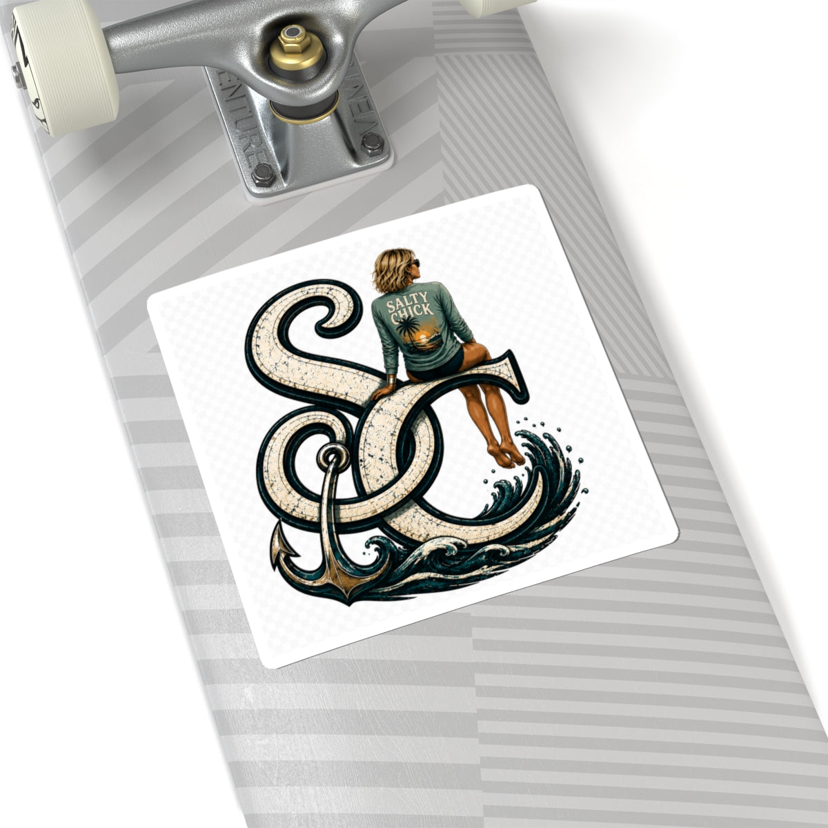 Salty Chick Blonde Kiss-Cut Vinyl Sticker