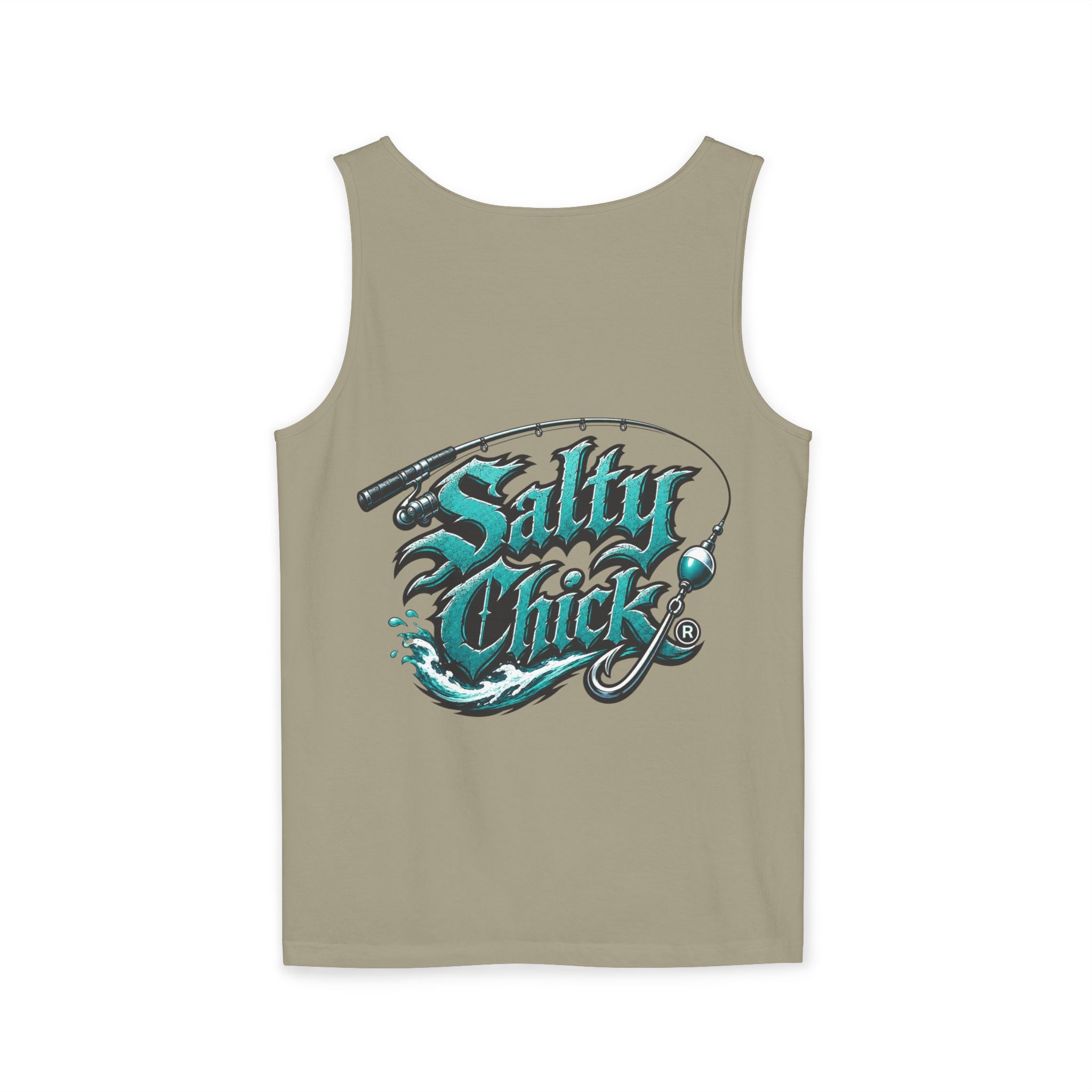 Salty Chick Tide & Hook Garment-Dyed Tank – Fishing
