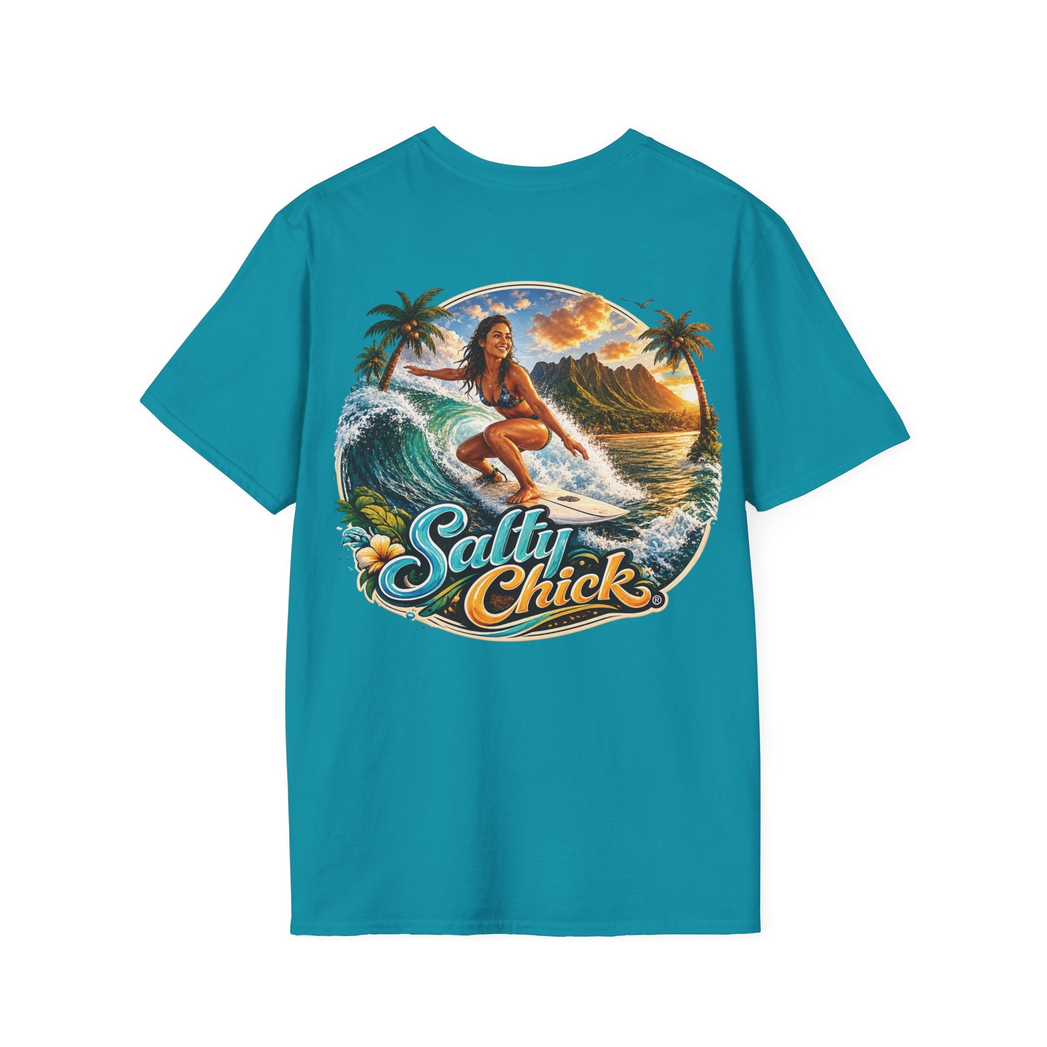 Salty Chick Surf's Up Cotton Tee – Coastal Life