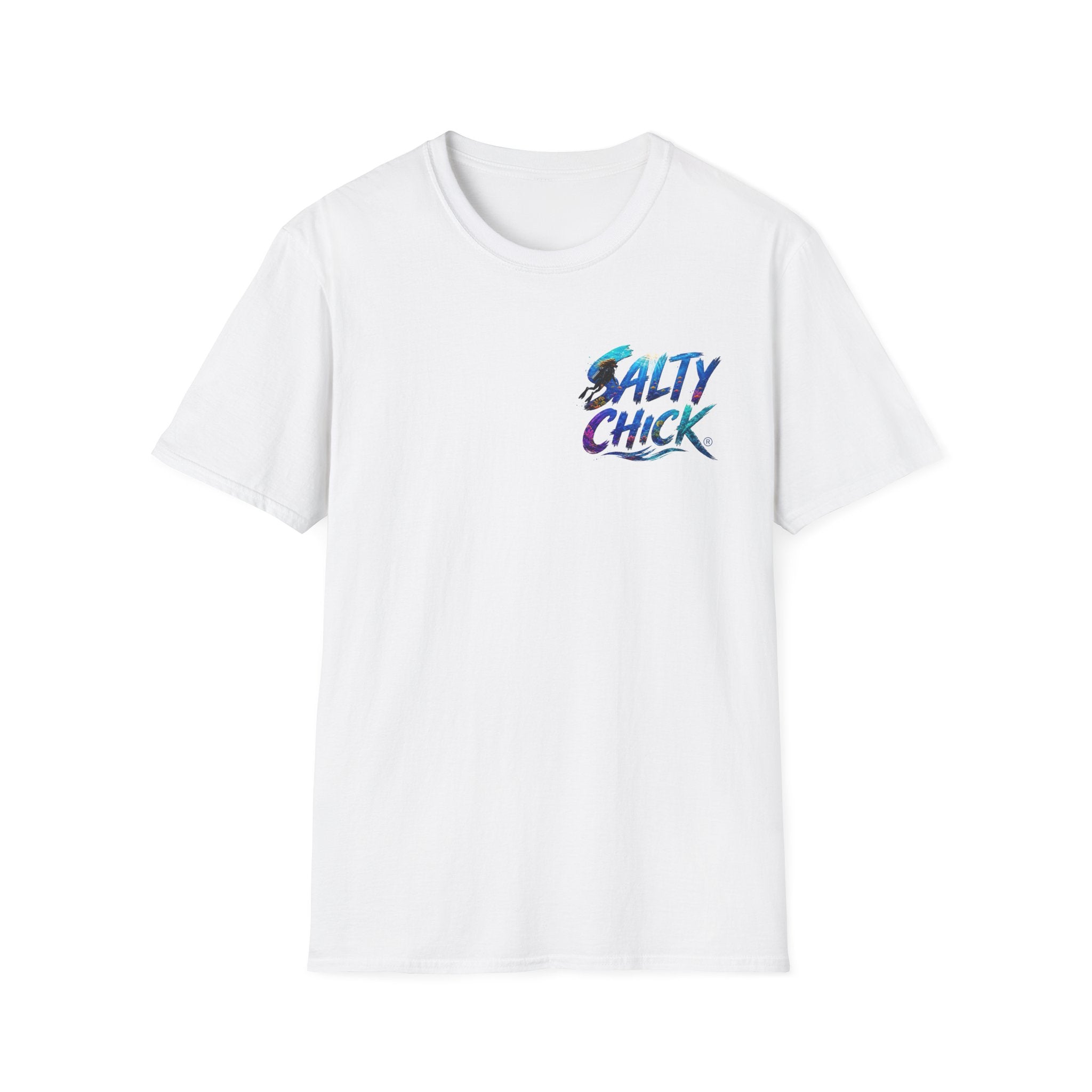 Salty Chick Diver Down Cotton Tee – Coastal Life