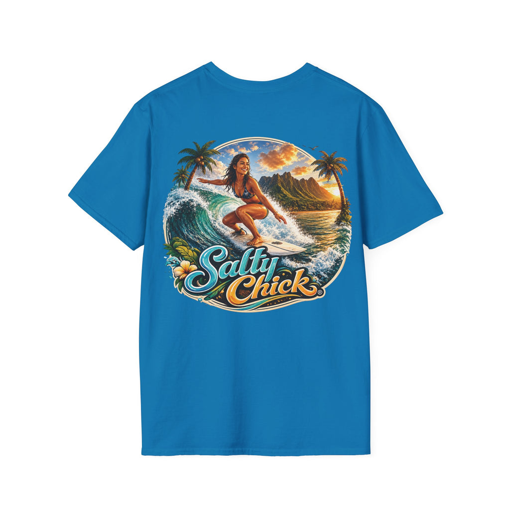 Salty Chick Surf's Up Cotton Tee – Coastal Life
