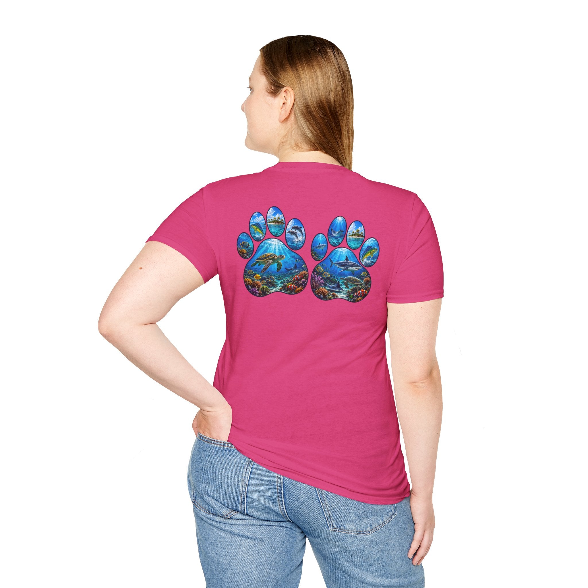 Salty Chick Dog Paws Cotton Tee – Coastal Life