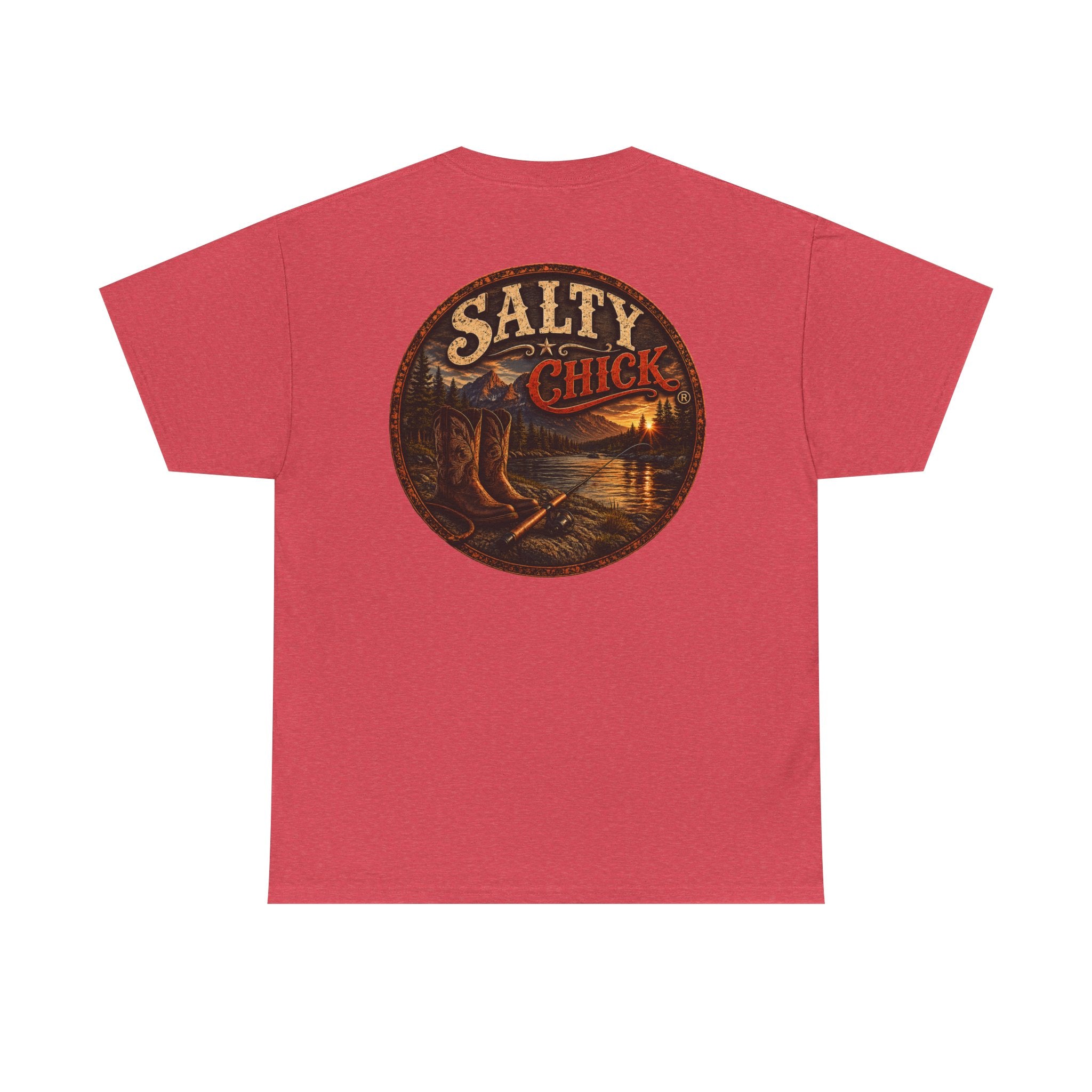 Salty Chick Boots & Bait Cotton Tee – Fishing