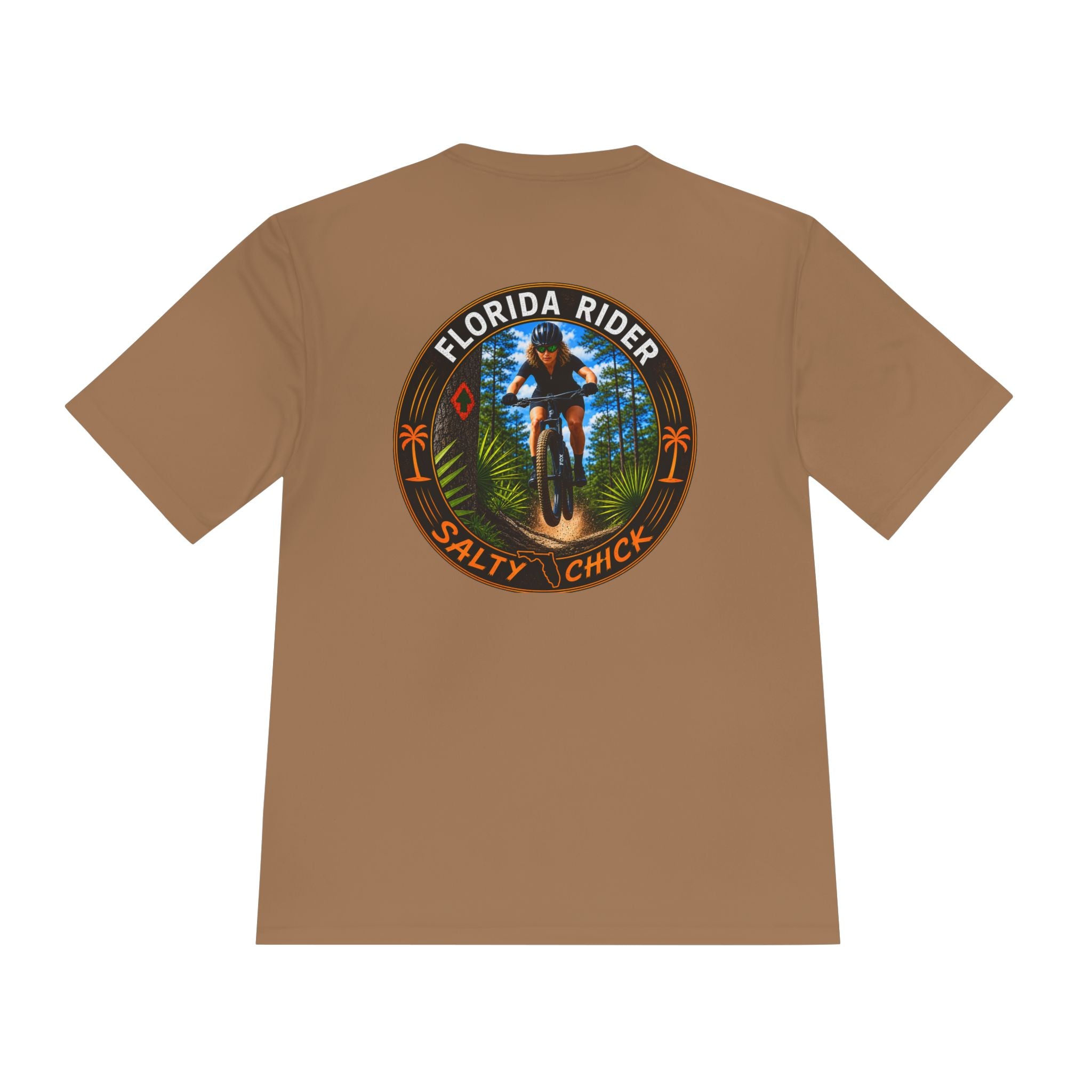 Salty Chick Singletrack Performance Tee – Mountain Biking & Trails