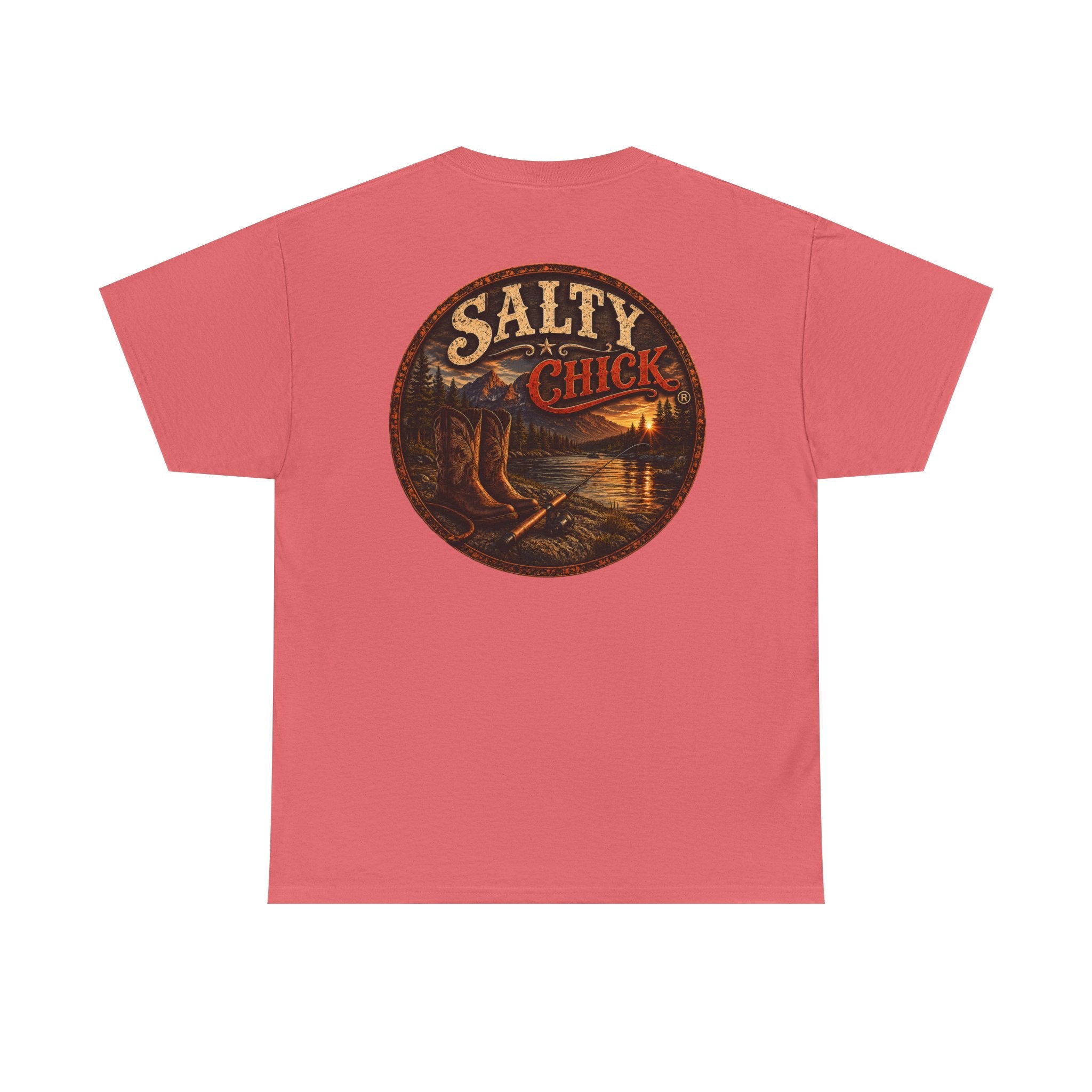 Salty Chick Boots & Bait Cotton Tee – Fishing