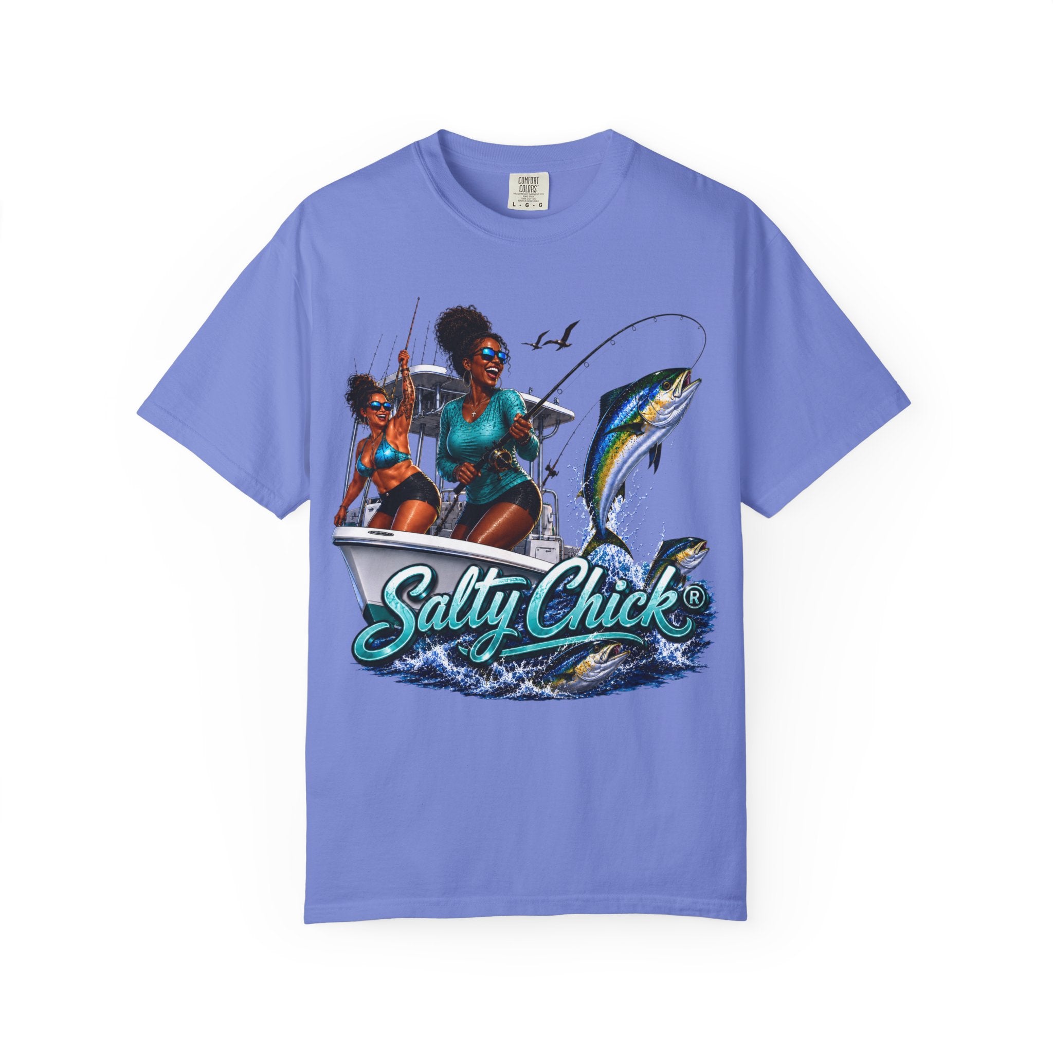 Salty Chick Sunset Ride Cotton Tee – Coastal Life