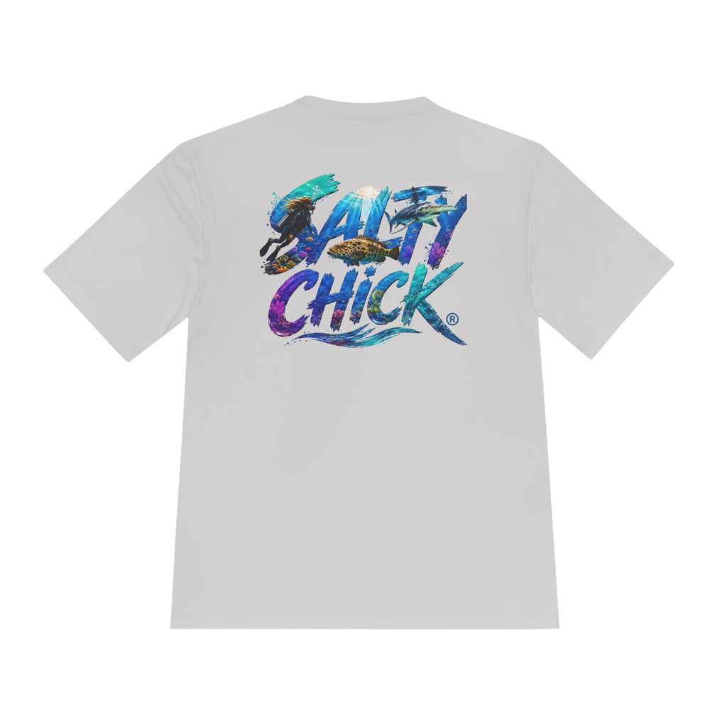 Salty Chick Dive Deep Performance Tee – Coastal Life