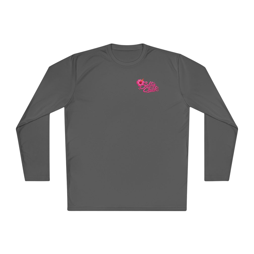 Female with Poodle Moisture Wicking Long Sleeve