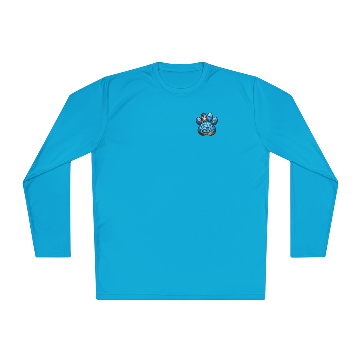 Unisex Moisture Wicking Long Sleeve- Paw me to the Ocean