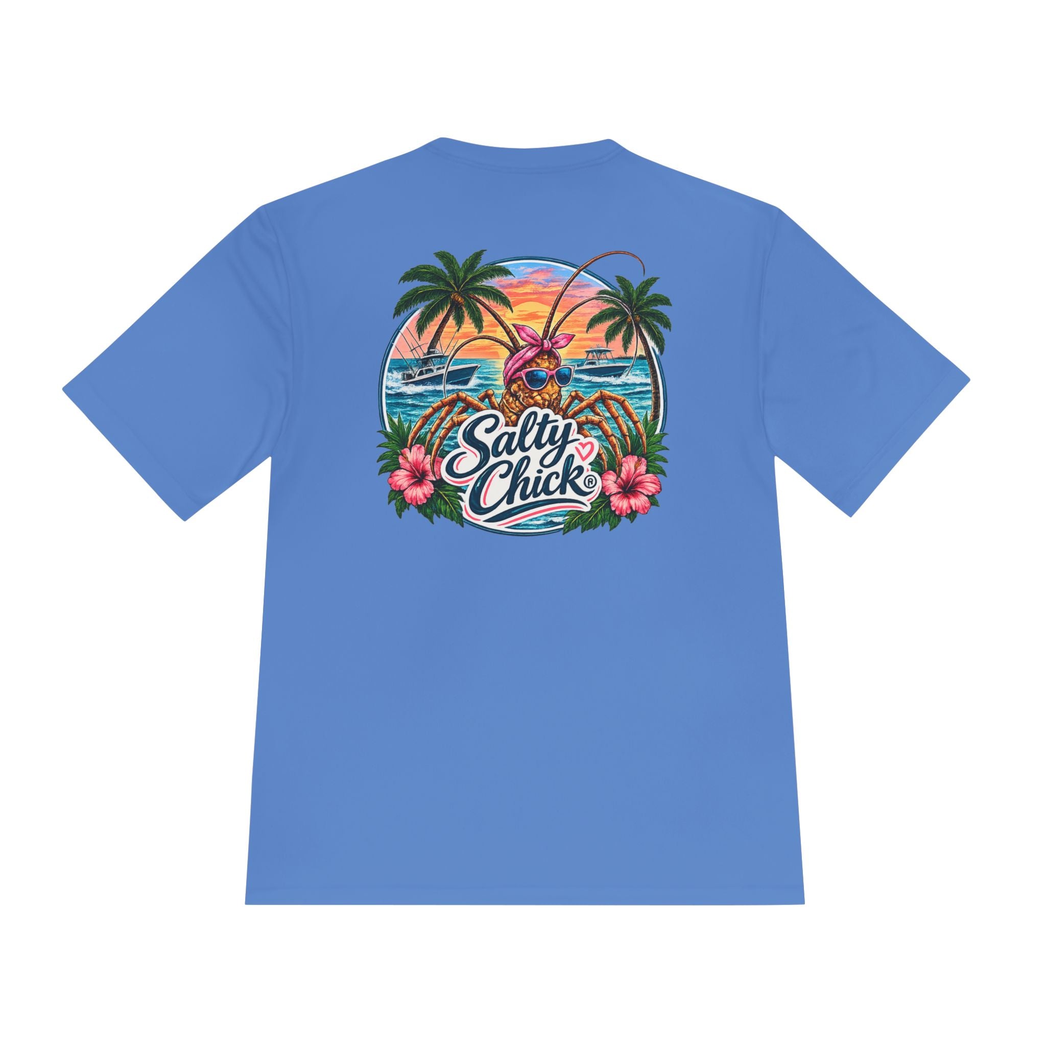 Salty Chick Lobster Haul Moisture Wicking Tee – Fishing