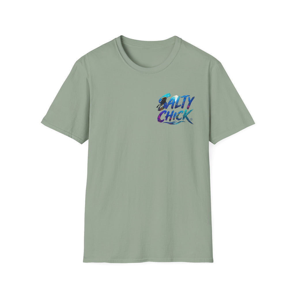 Salty Chick Diver Down Cotton Tee – Coastal Life