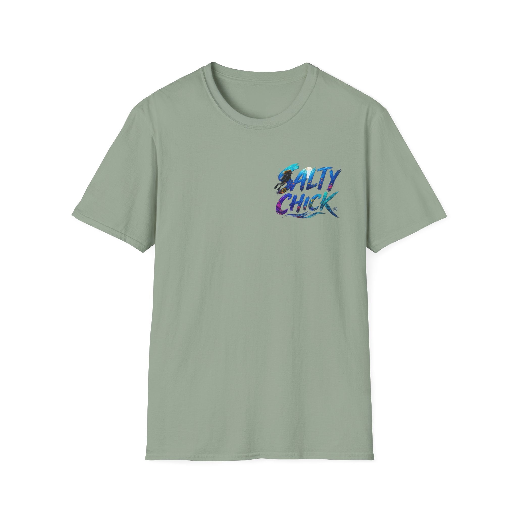 Salty Chick Diver Down Cotton Tee – Coastal Life