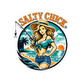 Salty Chick Girly Kiss-Cut Vinyl Sticker