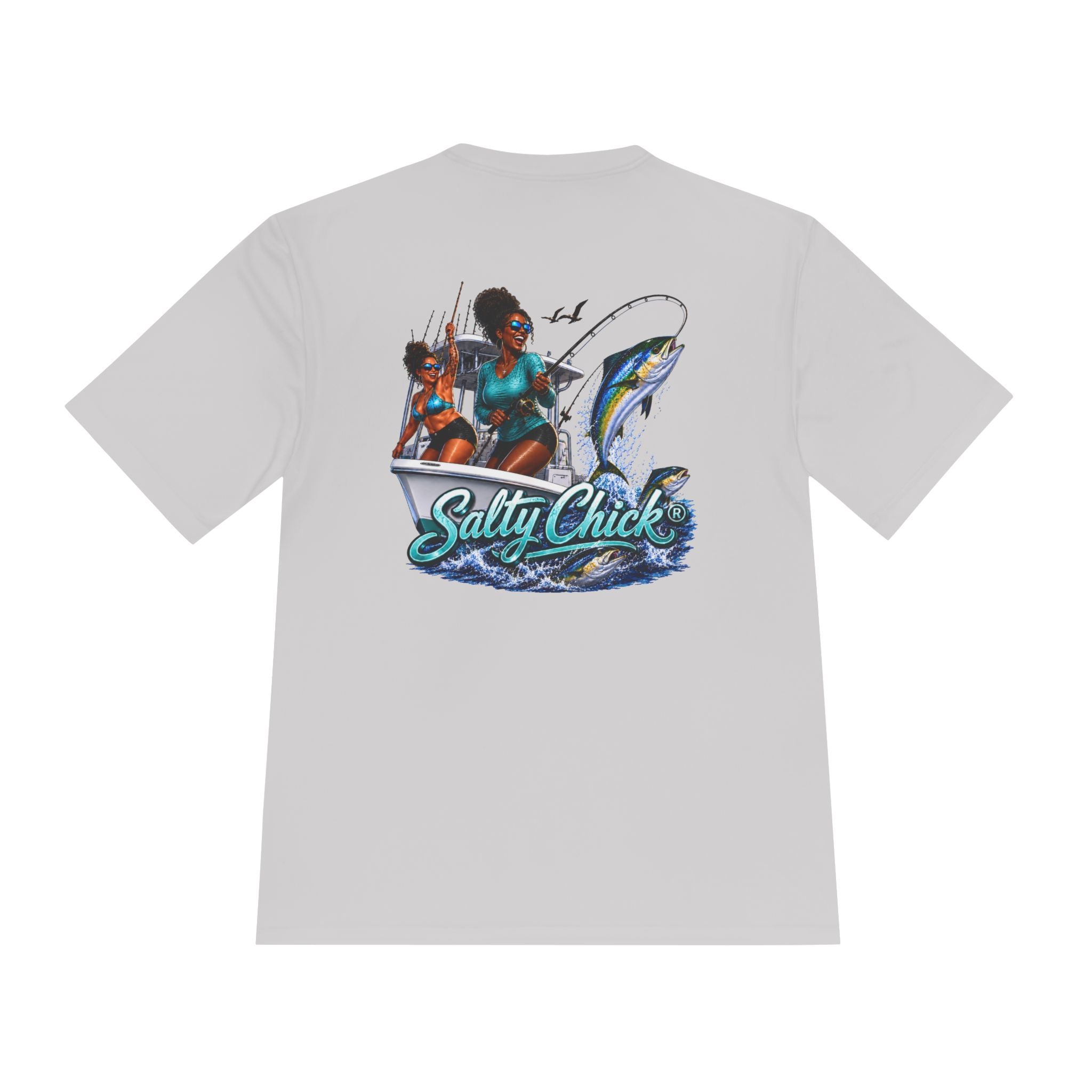 Salty Chick Saltwater Soul Moisture Wicking Tee – Fishing
