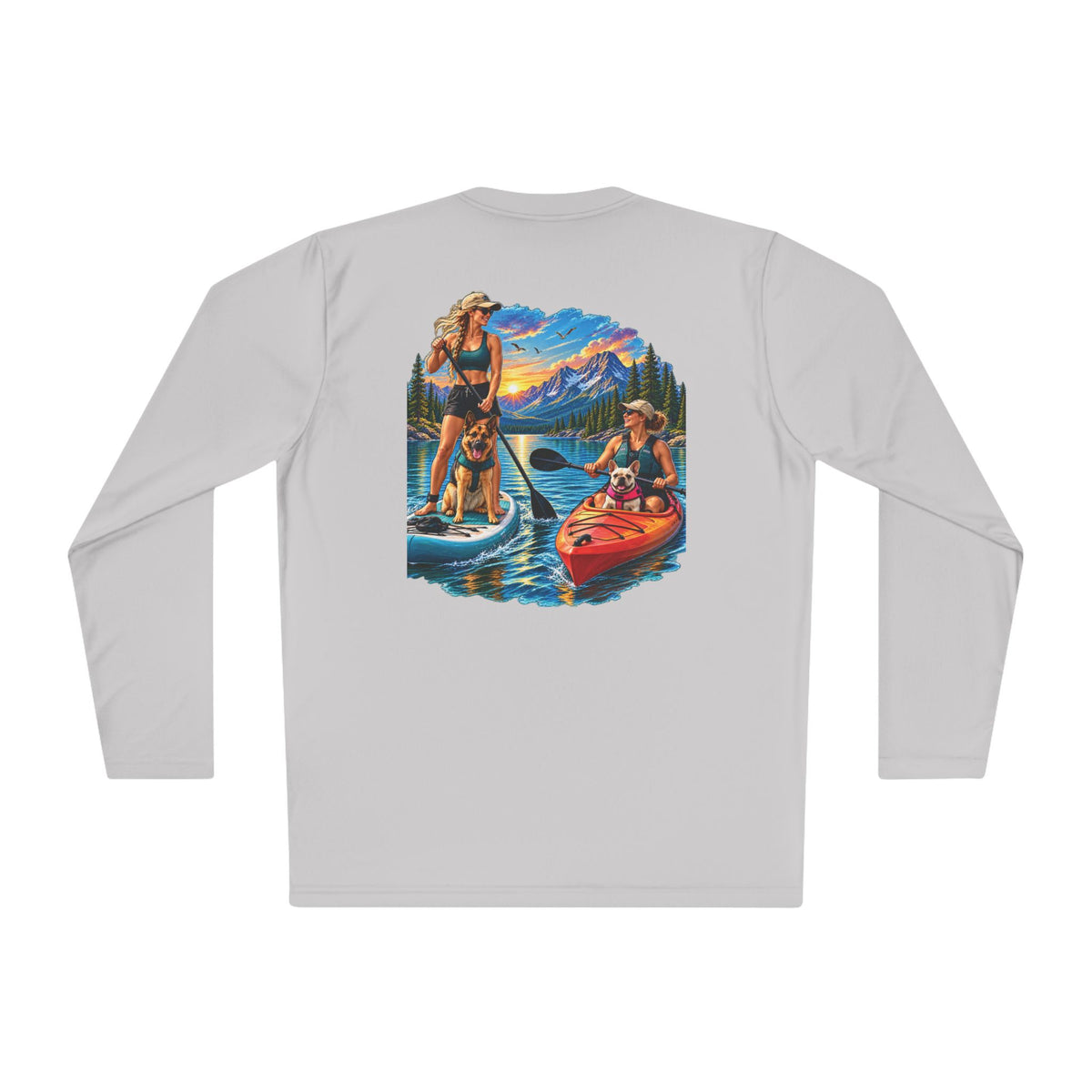 Kayak/Paddle with dogs Moisture Wicking Long Sleeve