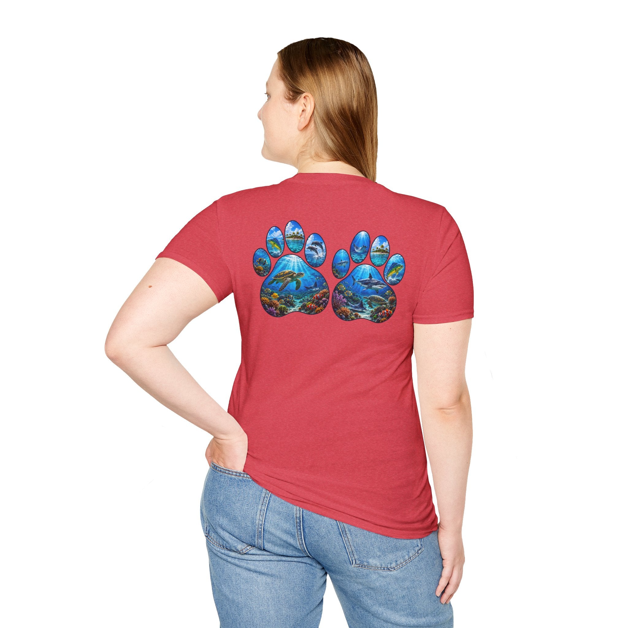 Salty Chick Dog Paws Cotton Tee – Coastal Life