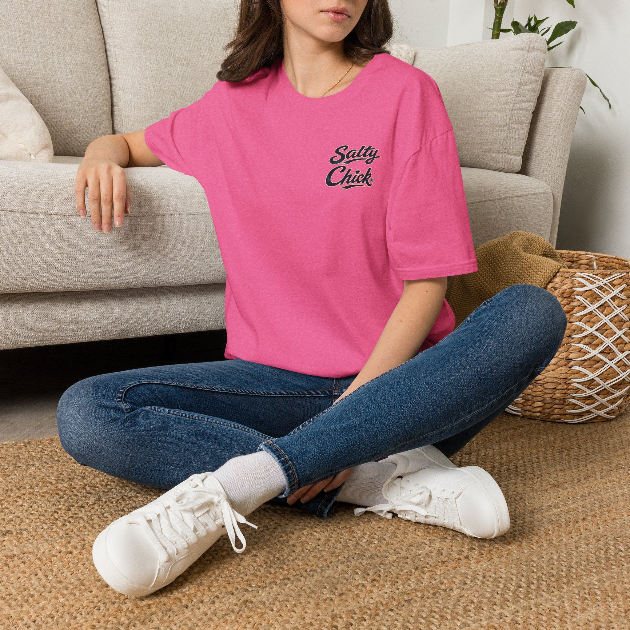 Salty Chick State of Florida Cotton Tee – Coastal Life