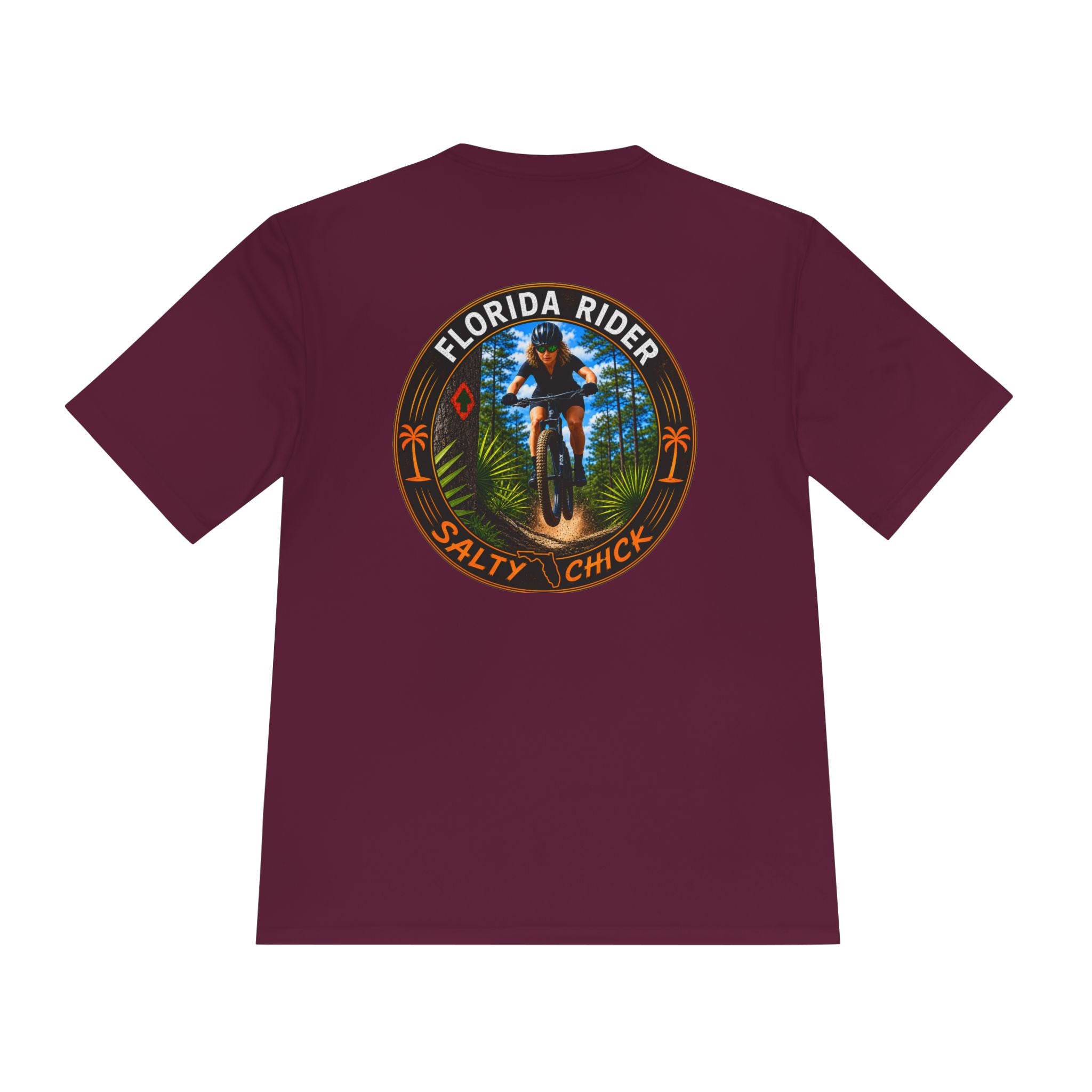 Salty Chick Singletrack Performance Tee – Mountain Biking & Trails