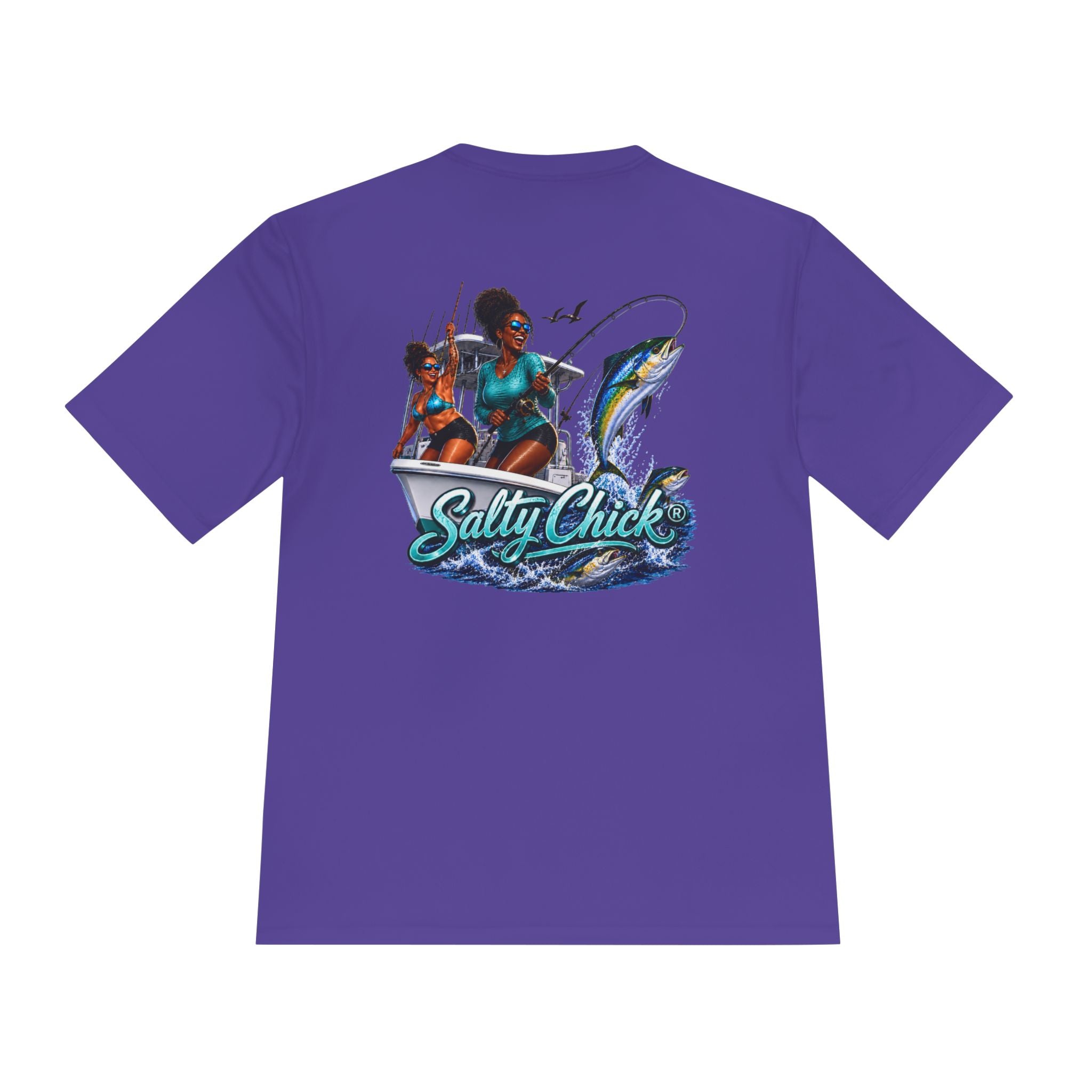 Salty Chick Saltwater Soul Moisture Wicking Tee – Fishing