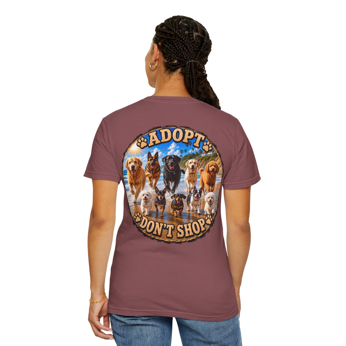 Adopt Don’t Shop Dog Cotton T‑Shirt