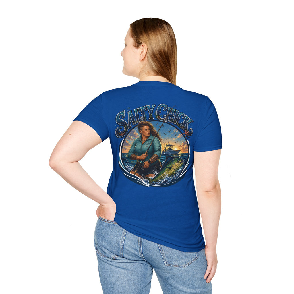 Salty Chick Saltwater Soul Cotton Tee – Fishing