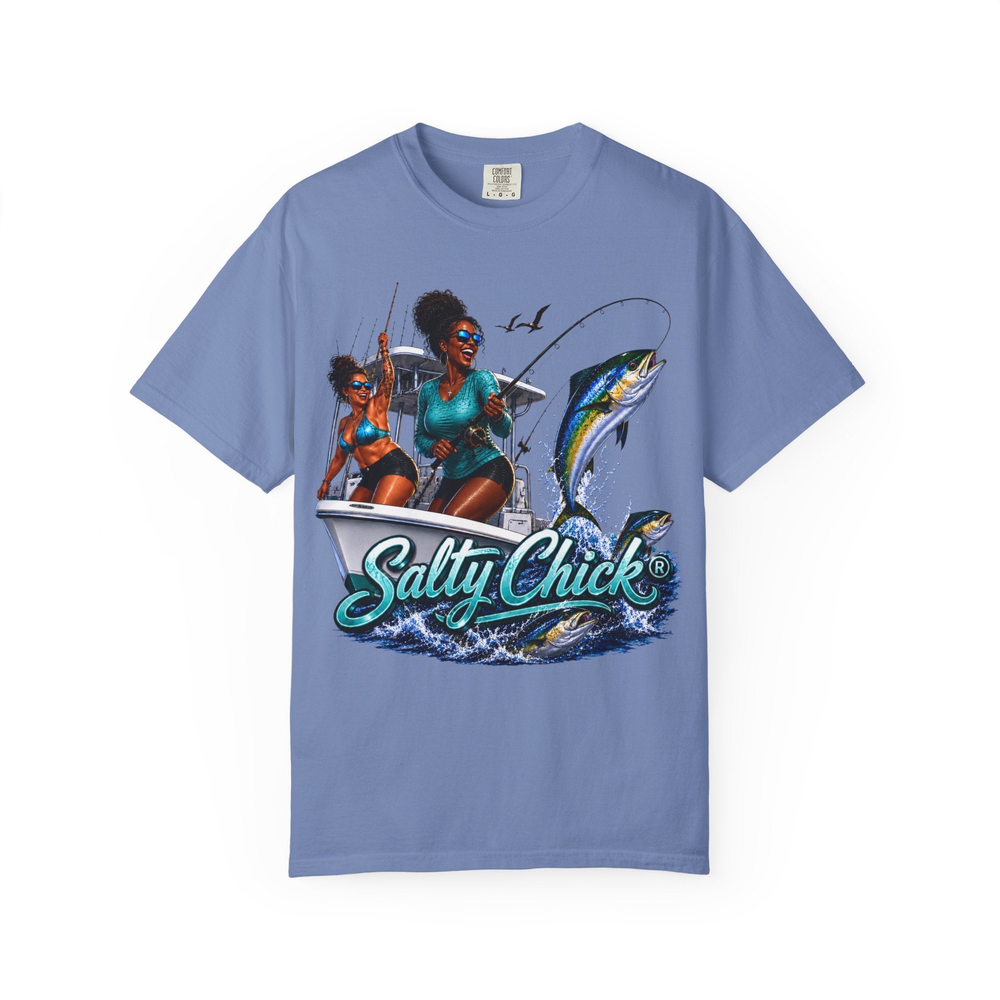 Salty Chick Sunset Ride Cotton Tee – Coastal Life