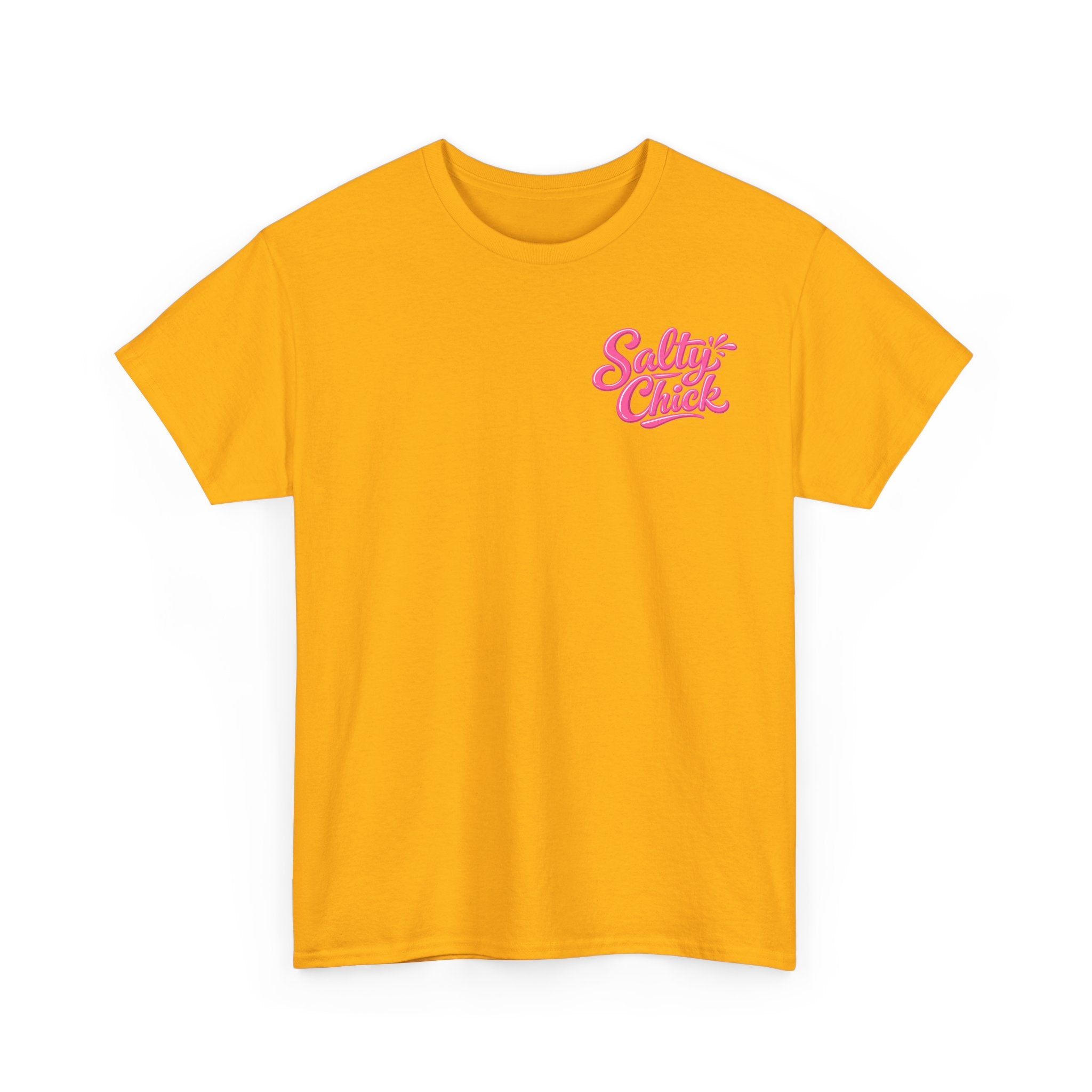 Salty Chick Hooked & Happy Heavy Cotton Tee – Fishing