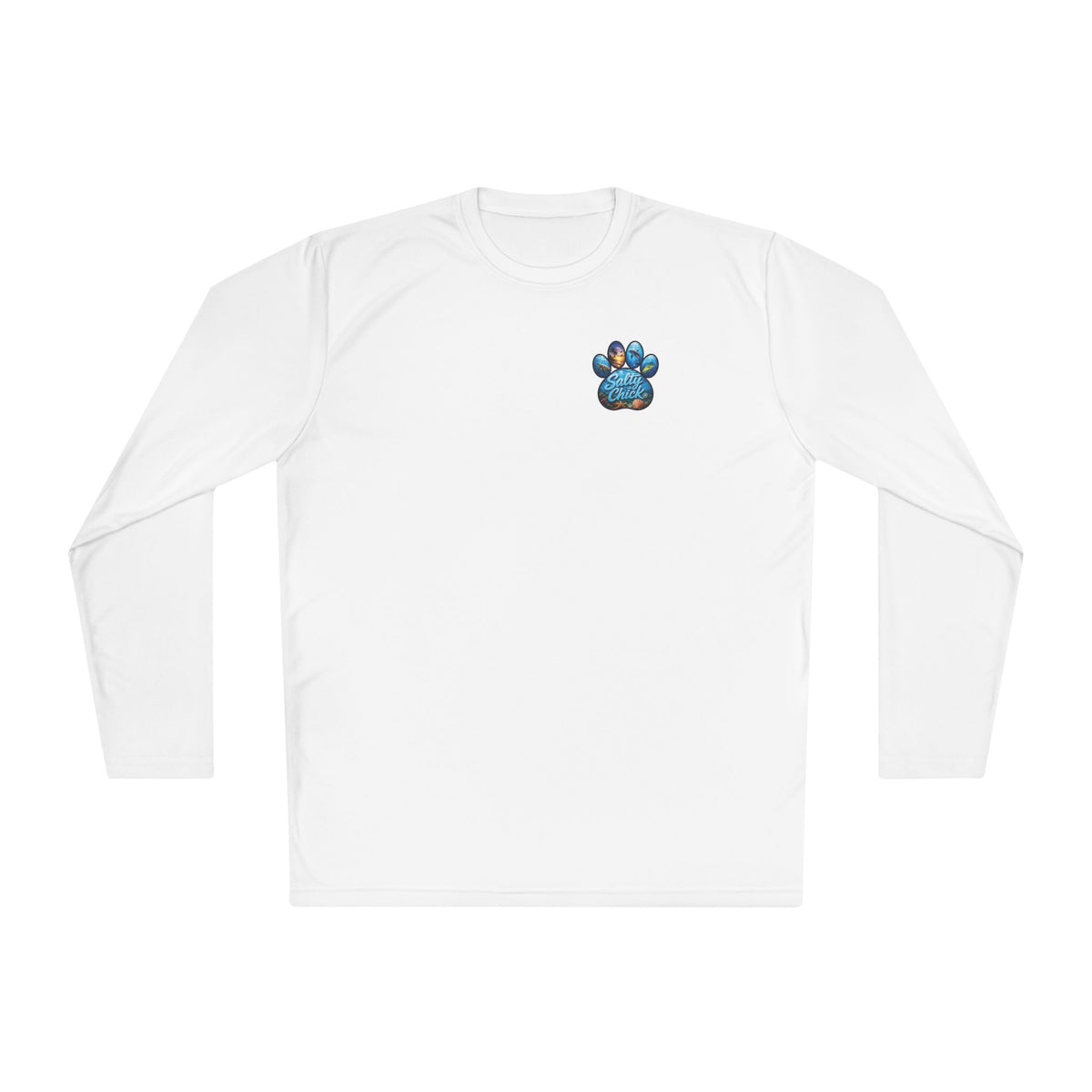 Unisex Moisture Wicking Long Sleeve- Paw me to the Ocean