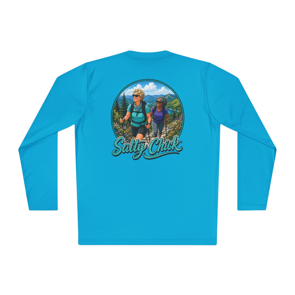 Salty Chick Trail Blazer Long Sleeve Performance Tee – Mountain Biking & Trails