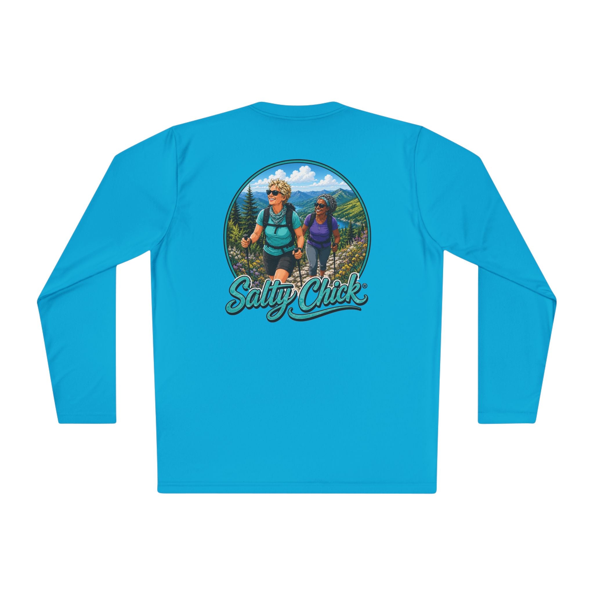Salty Chick Trail Blazer Long Sleeve Performance Tee – Mountain Biking & Trails