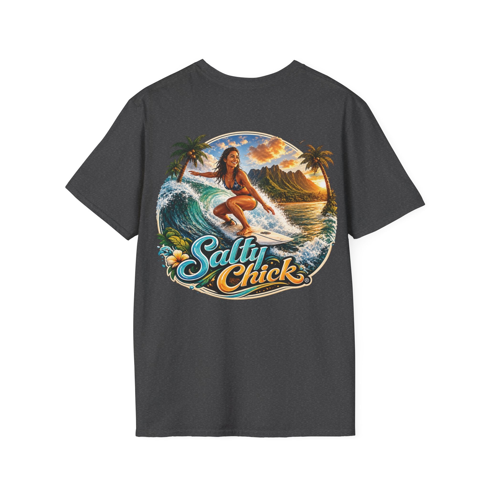 Salty Chick Surf's Up Cotton Tee – Coastal Life