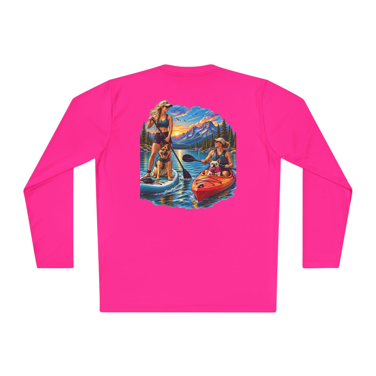 Kayak/Paddle with dogs Moisture Wicking Long Sleeve