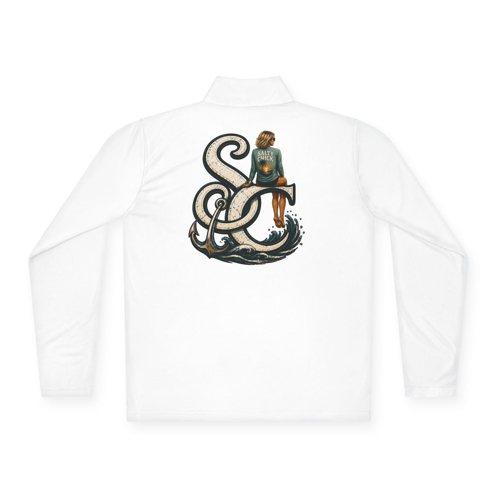 Quarter-Zip Performance Pullover — SC Logo blonde