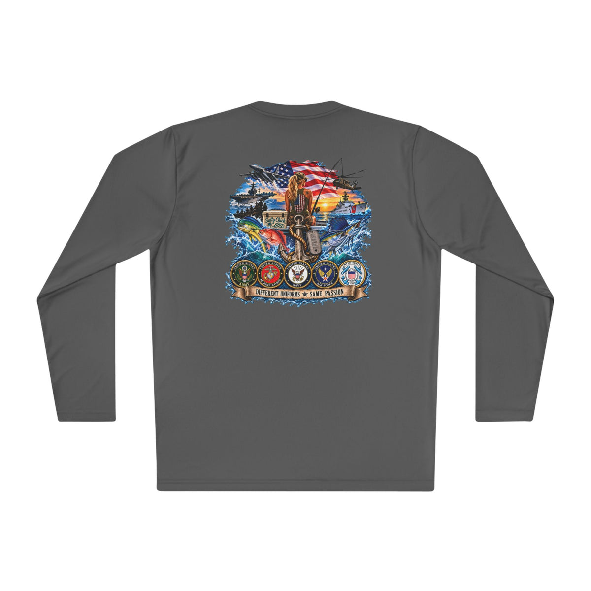 Military Services Performance Wicking Long Sleeve