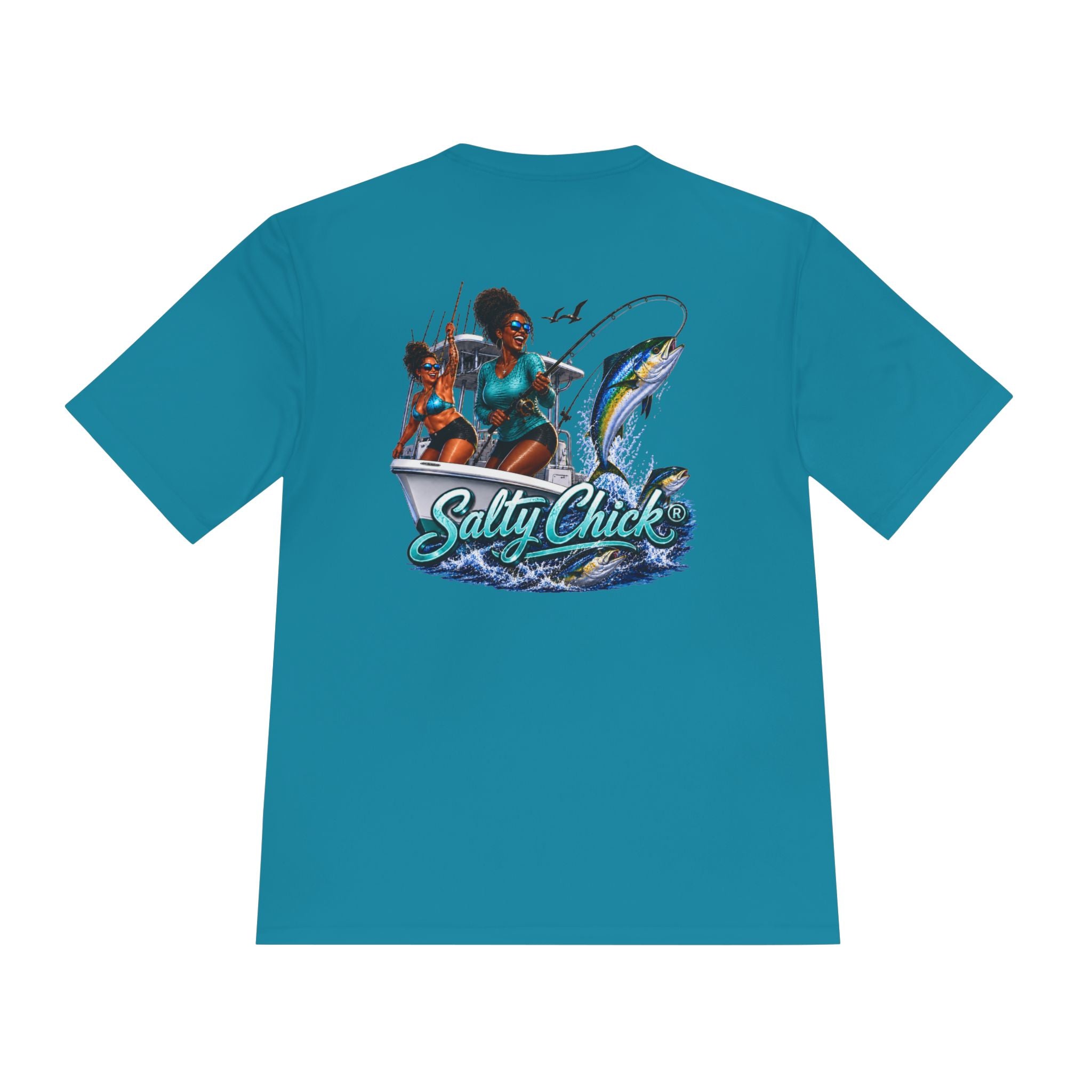Salty Chick Saltwater Soul Moisture Wicking Tee – Fishing