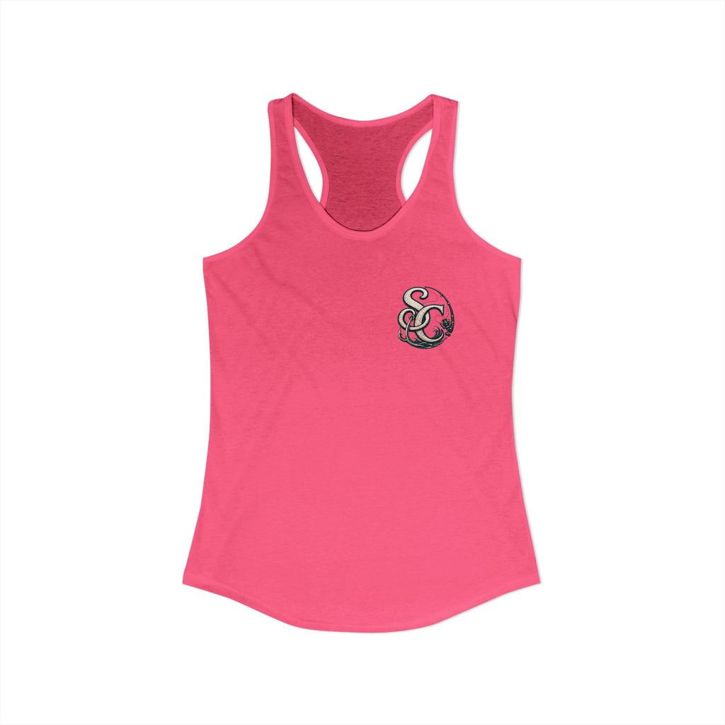 Performance Racerback Tank-SC fishing logo