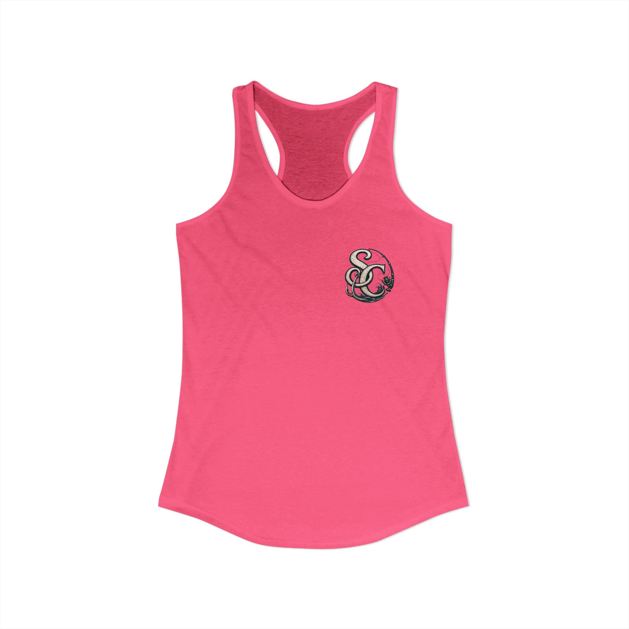 Performance Racerback Tank-SC fishing logo
