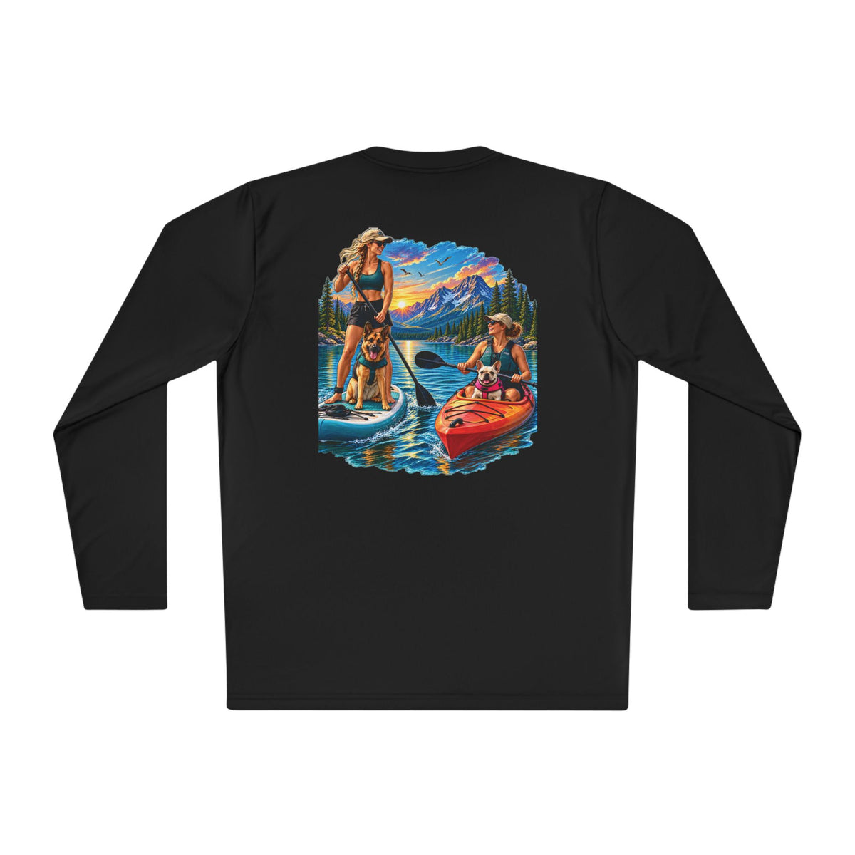 Kayak/Paddle with dogs Moisture Wicking Long Sleeve