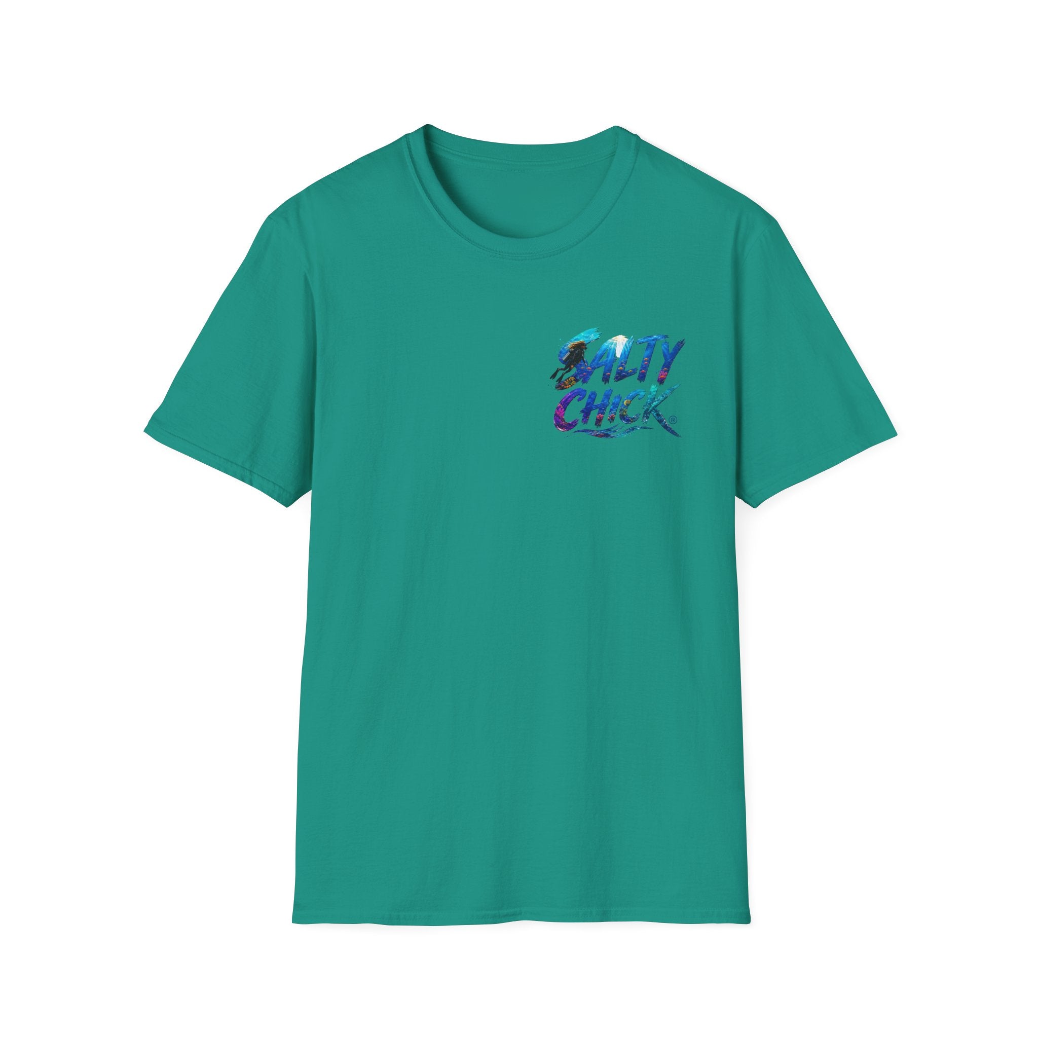 Salty Chick Diver Down Cotton Tee – Coastal Life