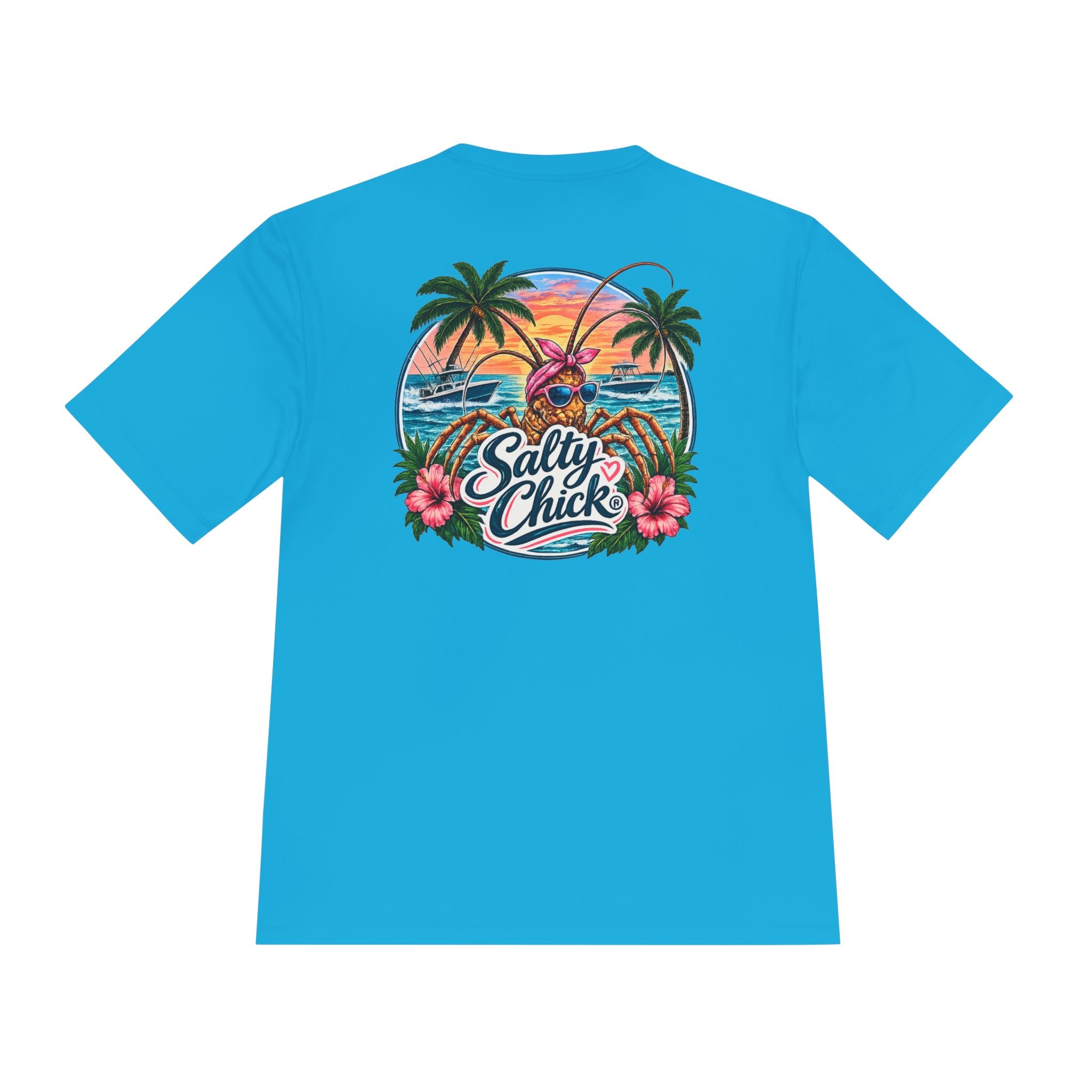 Salty Chick Lobster Haul Moisture Wicking Tee – Fishing