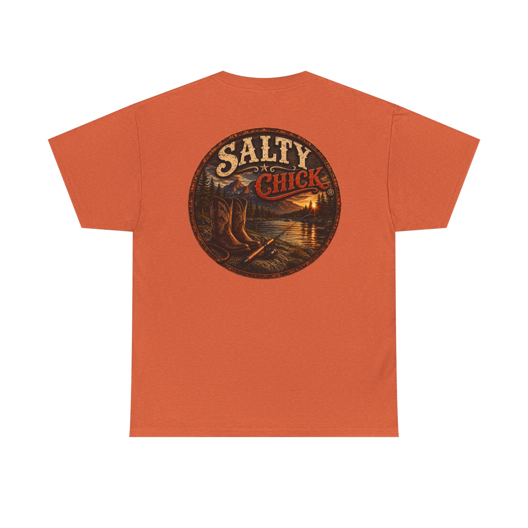 Salty Chick Boots & Bait Cotton Tee – Fishing