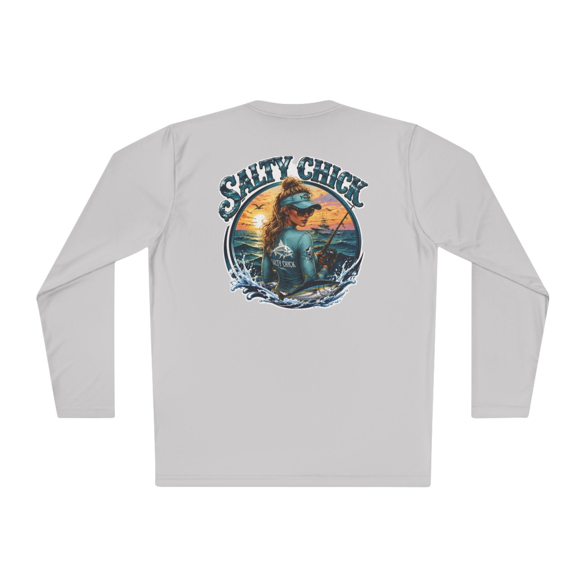 Salty Chick Blonde Long Sleeve Performance Tee – Fishing