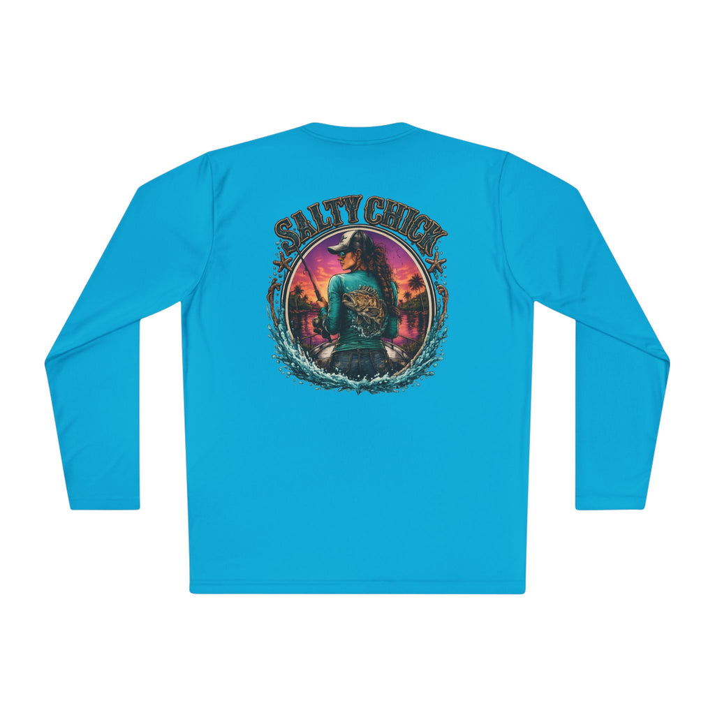 Salty Chick Cast & Reel Long Sleeve – Fishing