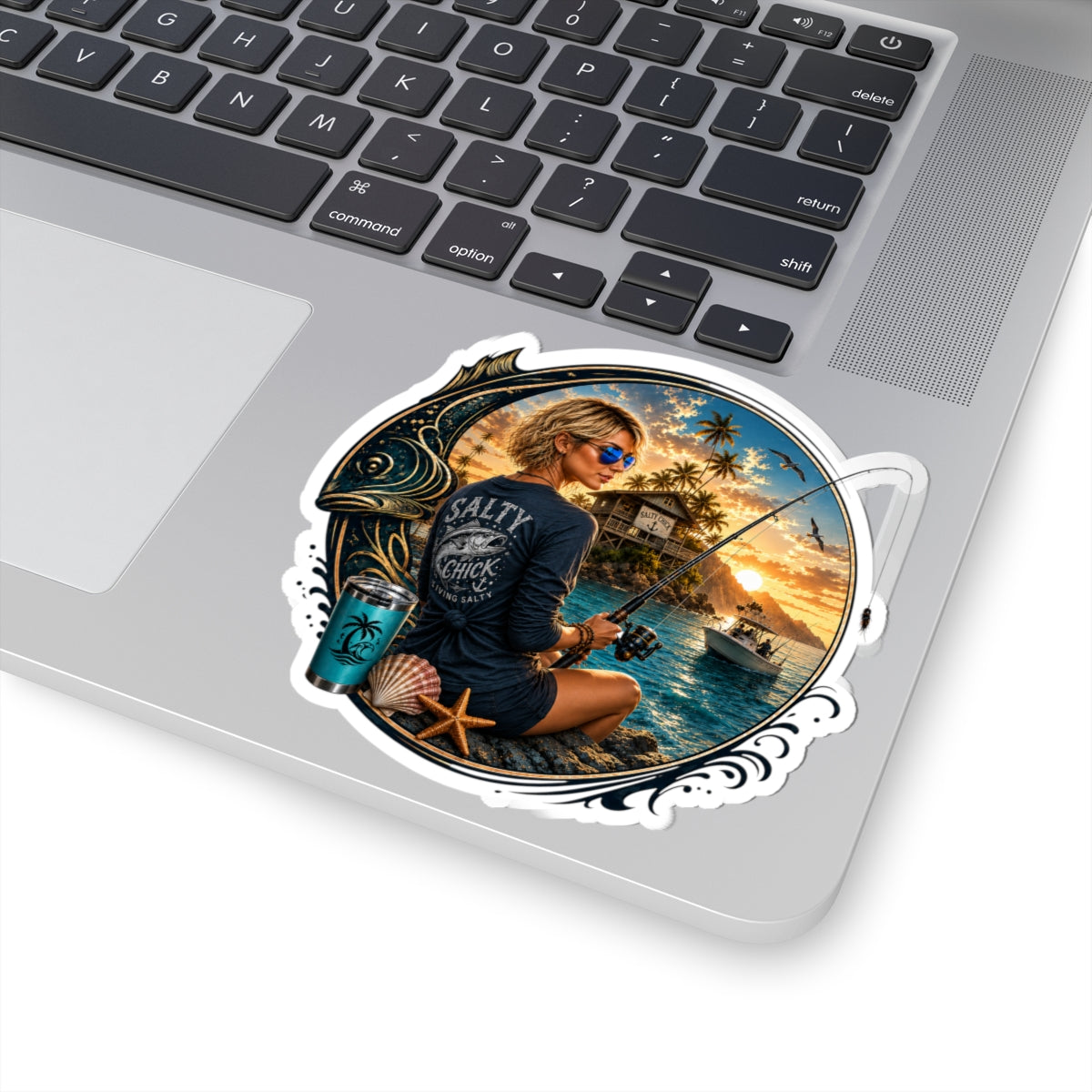 Salty Chick Fishing Kiss-Cut Vinyl Sticker Vol. 4